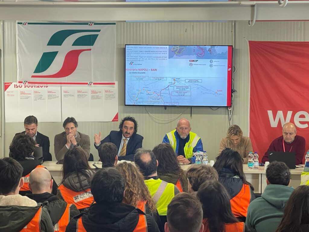 Galleria foto 'Alta velocità Bari-Napoli: studenti del Politecnico in visita ai cantieri ad Apice – FOTO' - foto 3