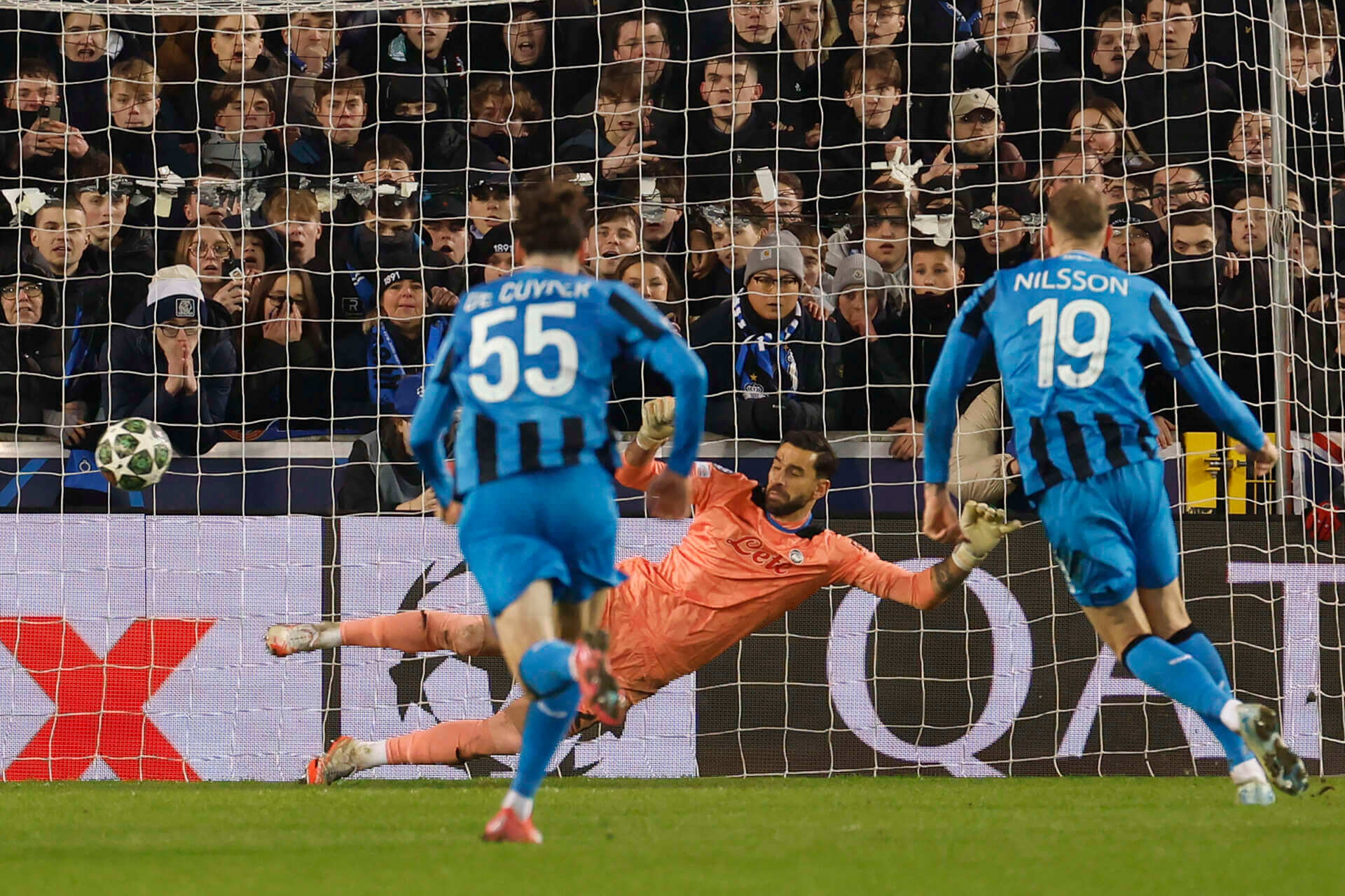 Champions League, beffata la Dea con il rigore di Nilsson al 94esimo: Club Brugge-Atalanta 2-1