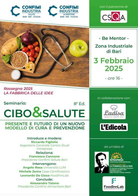 Galleria foto 'Cibo&Salute: presente e futuro di un nuovo modello di cura e prevenzione – VIDEO' - foto 2