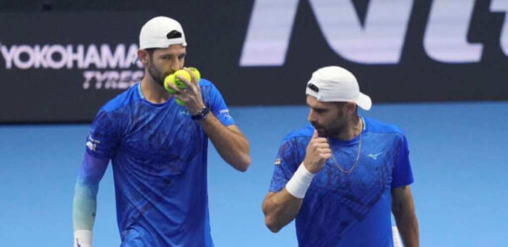 Galleria foto 'Tennis, trionfo doppio per Bolelli e Vavassori: in finale Atp battono Gille e Zielinski a Rotterdam' - foto 1