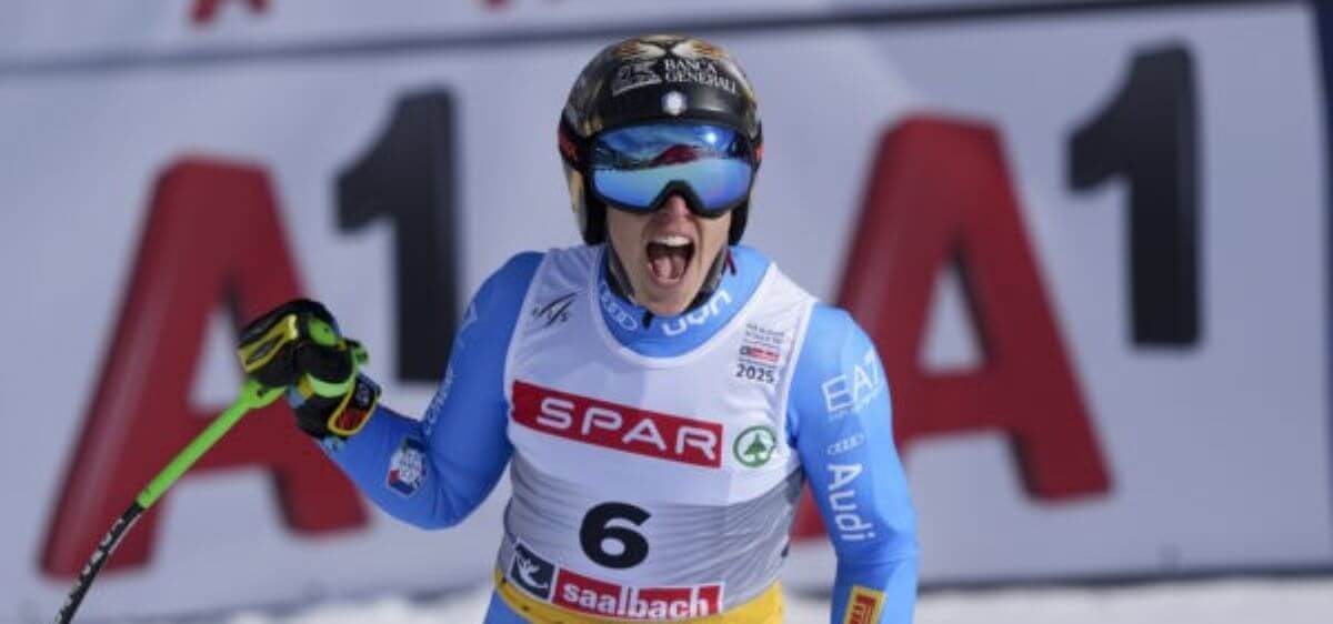 SuperG, ai mondiali di sci trionfa Venier: argento per Brignone. Giù dal podio Sofia Goggia SuperG, ai mondiali di sci trionfa Venier: argento per Brignone. Giù dal podio Sofia Goggia