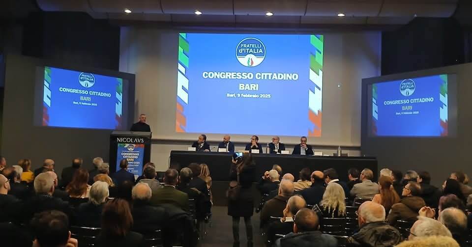 FdI, Lella supera Tatarella e resta alla guida di Bari ma i meloniani sono divisi FdI, Lella supera Tatarella e resta alla guida di Bari ma i meloniani sono divisi