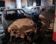 Bari, incendio in un garage a Carbonara: in fiamme una decina di auto, evacuata una palazzina – FOTO