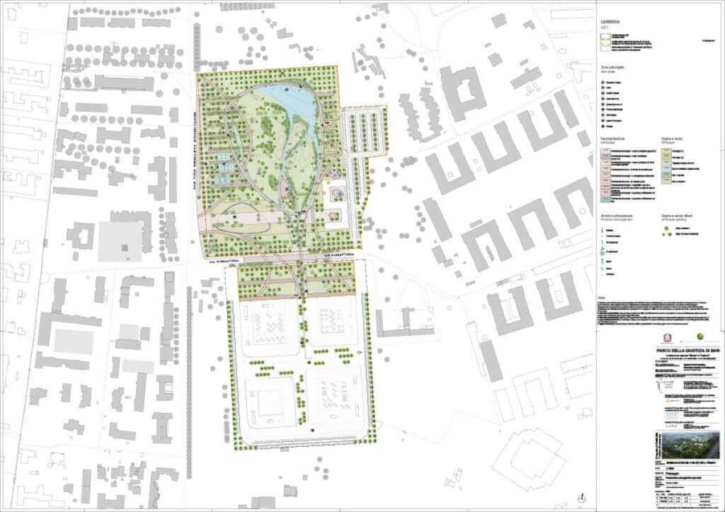 Galleria foto 'Parco della giustizia a Bari, l’area verde affidata gratuitamente al Comune: ospiterà 900 alberi' - foto 1