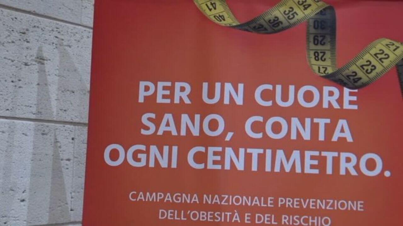 “Per un cuore sano, conta ogni centimetro”: via alla campagna di prevenzione contro l’obesità