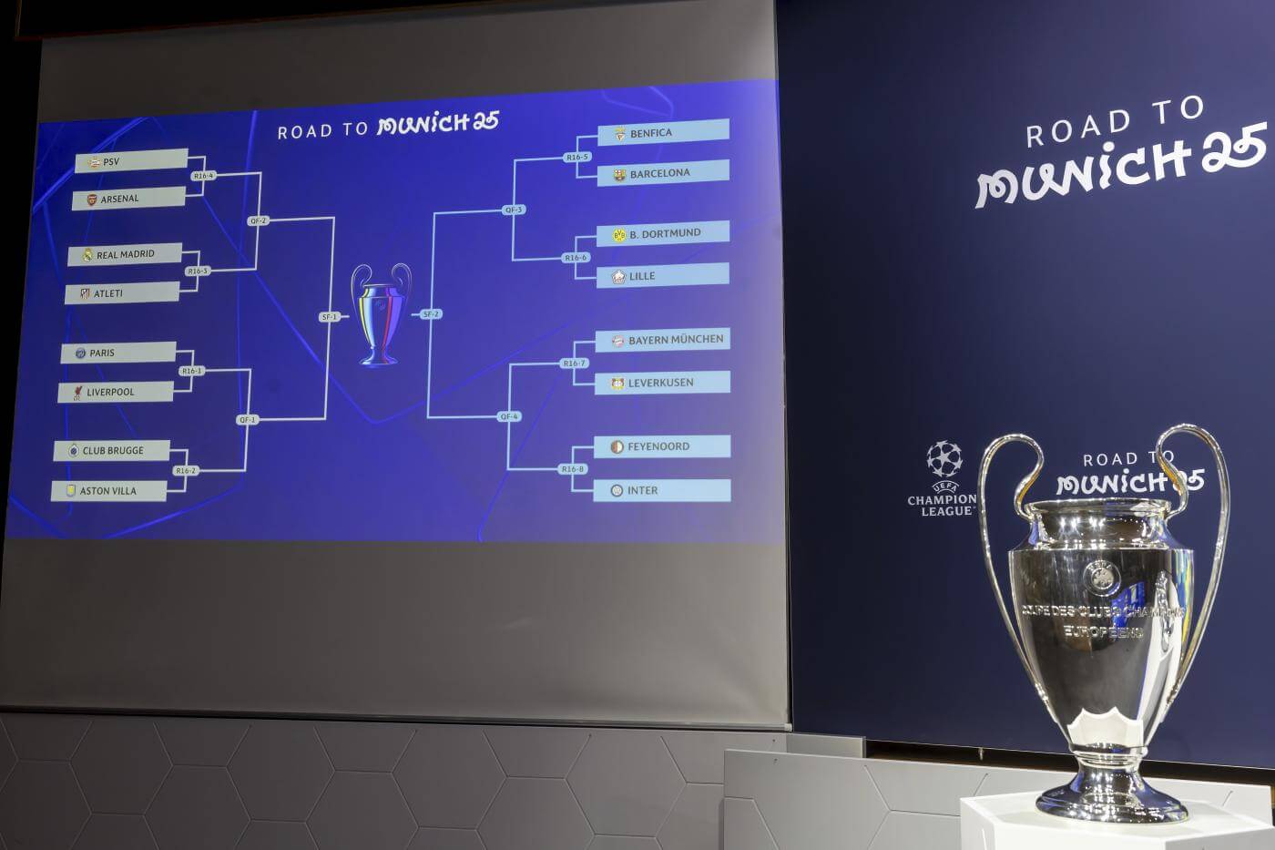 Champions, l’Inter pesca il Feyenoord agli ottavi. Europa League: evitato il derby romano Champions, l’Inter pesca il Feyenoord agli ottavi. Europa League: evitato il derby romano