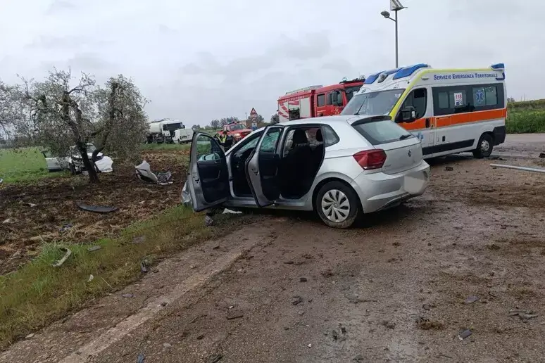 Tragico incidente nel Brindisino, frontale sulla Sp 51: muore una 51enne. Soccorsi altri 3 feriti Tragico incidente nel Brindisino, frontale sulla Sp 51: muore una 51enne. Soccorsi altri 3 feriti