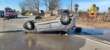 Incidente tra Pisticci e San Basilio, auto si ribalta sulla Sp 18: 38enne ricoverato in prognosi riservata – FOTO