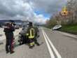 Incidente sulla statale 95 tra Tito e Brienza: violento scontro tra due auto