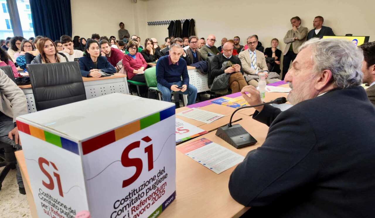 Referendum sul lavoro, nasce il Comitato pugliese: «È un’occasione per cambiare le regole» – VIDEO Referendum sul lavoro, nasce il Comitato pugliese: «È un’occasione per cambiare le regole» – VIDEO