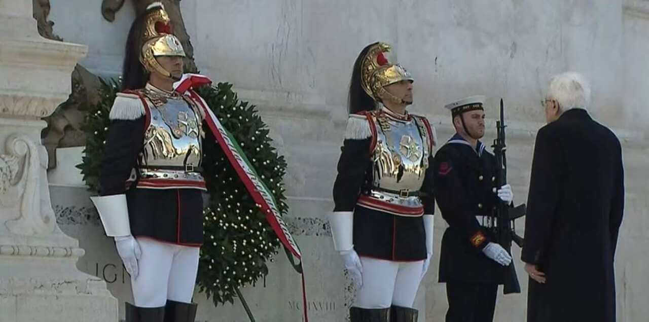 Giornata dell’Unità nazionale, Mattarella commemora i Caduti in guerra