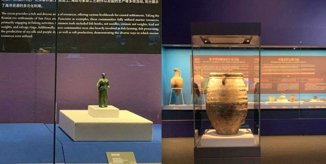 Tesori di Egnazia “in prestito”: reperti archeologici in mostra nel Museo del Mar Cinese Meridionale – FOTO