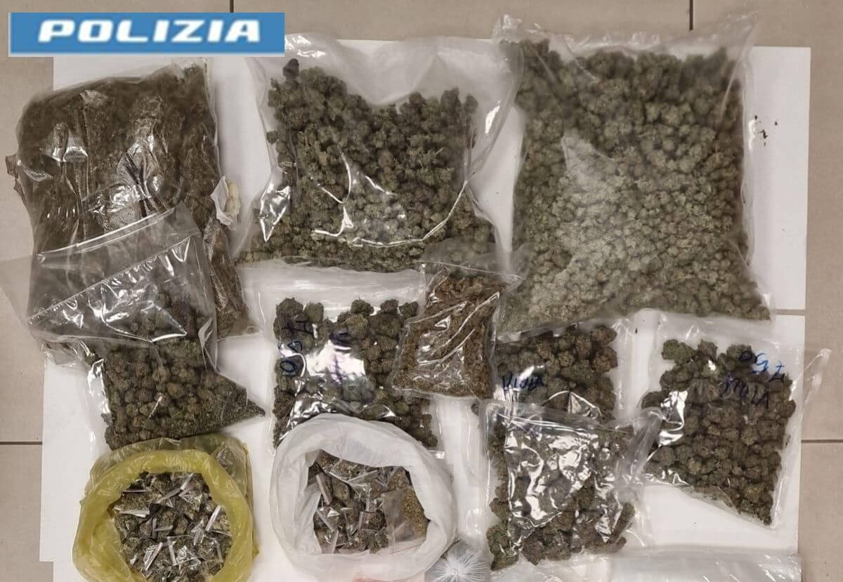 Barletta, nasconde in casa tre chili di marijuana e una pistola: arrestato un 57enne Barletta, nasconde in casa tre chili di marijuana e una pistola: arrestato un 57enne