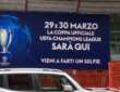 Bari, la coppa ufficiale della Uefa Champions League in esposizione nel negozio Sky di via Calefati