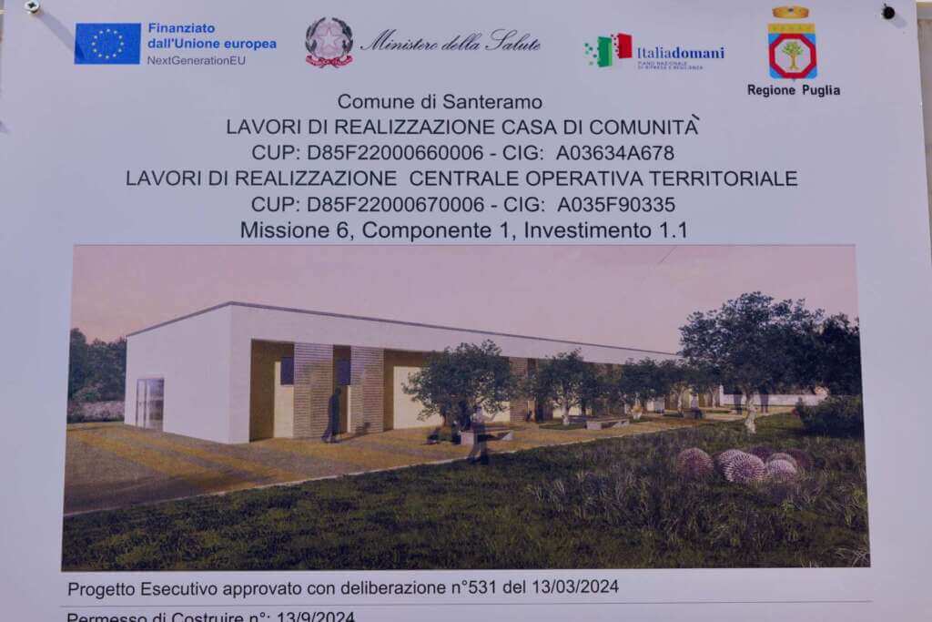 Santeramo in Colle, due milioni di euro per la nuova Casa della comunità – VIDEO