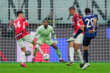 Coppa Italia, Calhanoglu risponde ad Abraham: Milan-Inter 1-1. Resta in bilico il ritorno a San Siro