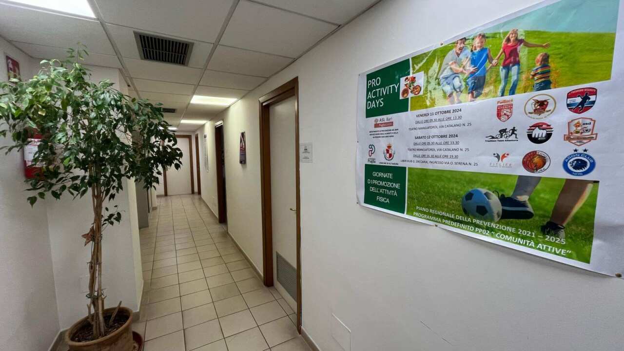 Nutrizione e corretti stili di vita, ad Altamura arriva un nuovo ambulatorio del Sian dell’Asl Bari Nutrizione e corretti stili di vita, ad Altamura arriva un nuovo ambulatorio del Sian dell’Asl Bari