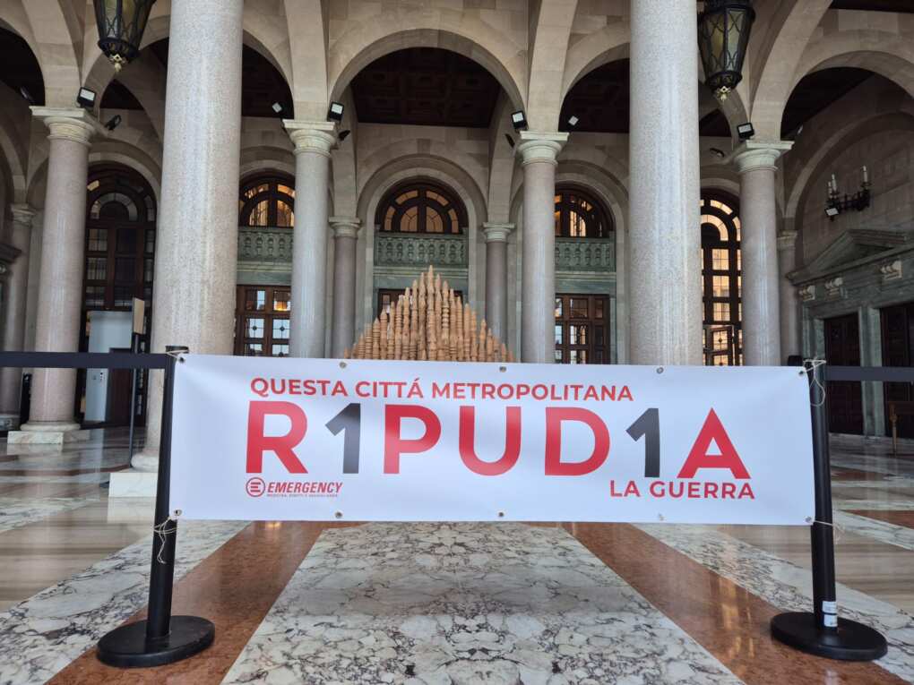 “R1PUD1A la guerra”, la Città Metropolitana di Bari aderisce alla campagna di sensibilizzazione di Emergency “R1PUD1A la guerra”, la Città Metropolitana di Bari aderisce alla campagna di sensibilizzazione di Emergency