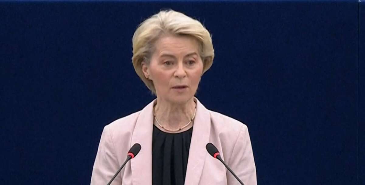 Dazi Usa, von der Leyen a Bruxelles: «L’Ue non vuole lo scontro ma c’è un piano» Dazi Usa, von der Leyen a Bruxelles: «L’Ue non vuole lo scontro ma c’è un piano»