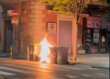 Foggia, piromane dà fuoco a cassonetti e a cabine Enel: 17enne identificato e denunciato