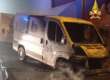 Ruffano, incendio nella notte: in fiamme un furgone commerciale. Indagano i carabinieri