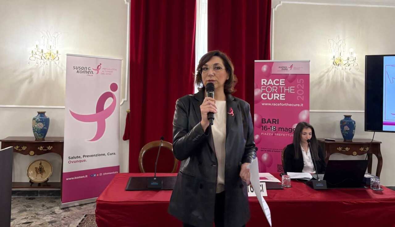 Tumore al seno, Komen Puglia finanzia 18 progetti con 165mila euro. A maggio torna la Race for the Cure a Bari – VIDEO Tumore al seno, Komen Puglia finanzia 18 progetti con 165mila euro. A maggio torna la Race for the Cure a Bari – VIDEO