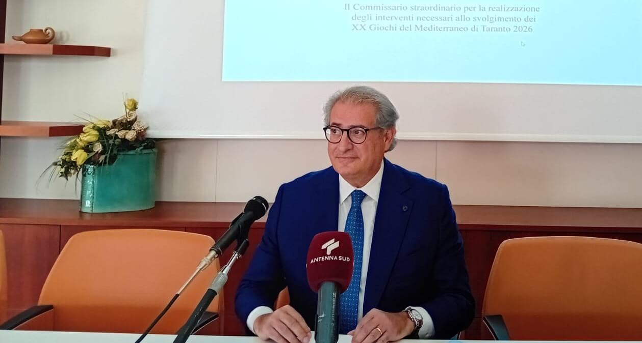 Giochi del Mediterraneo 2026, a Taranto arrivano i ministri e venti agenzie di stampa