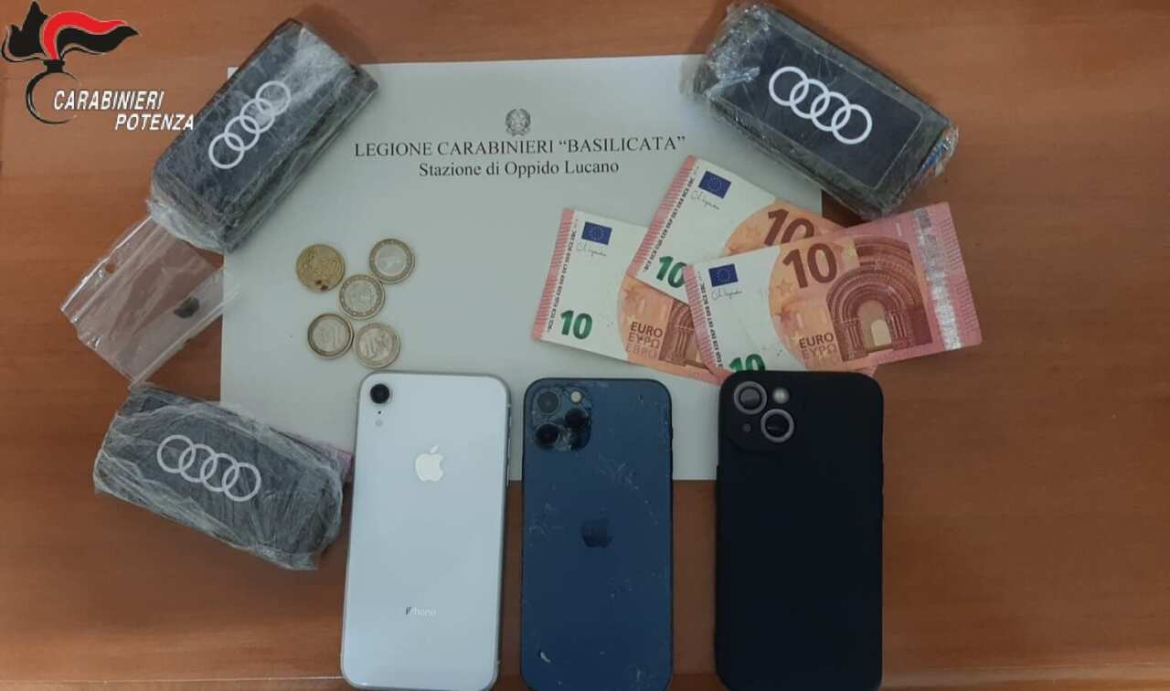 Oppido Lucano, fuggono a un controllo: in auto avevano droga, arrestati 2 giovani di Terlizzi Oppido Lucano, fuggono a un controllo: in auto avevano droga, arrestati 2 giovani di Terlizzi