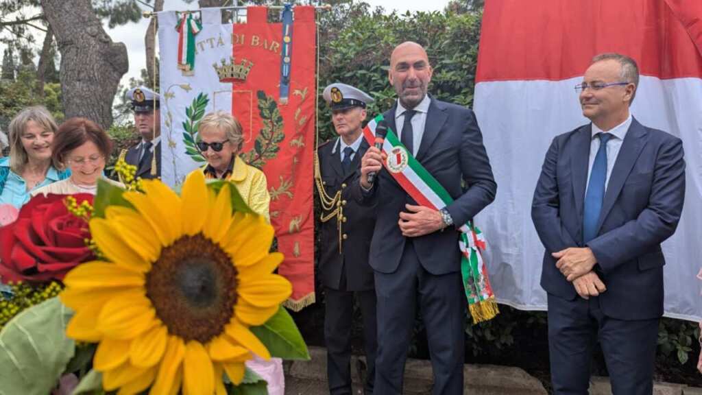Bari dedica un’area nei pressi di parco 2 Giugno a Stefano Bianco: «Lo ha fortemente voluto» Bari dedica un’area nei pressi di parco 2 Giugno a Stefano Bianco: «Lo ha fortemente voluto»
