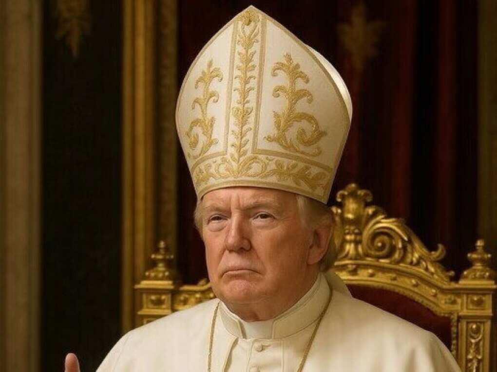 Trump Pontefice, il fotomontaggio postato dalla Casa Bianca a pochi giorni dall’inizio del conclave Trump Pontefice, il fotomontaggio postato dalla Casa Bianca a pochi giorni dall’inizio del conclave