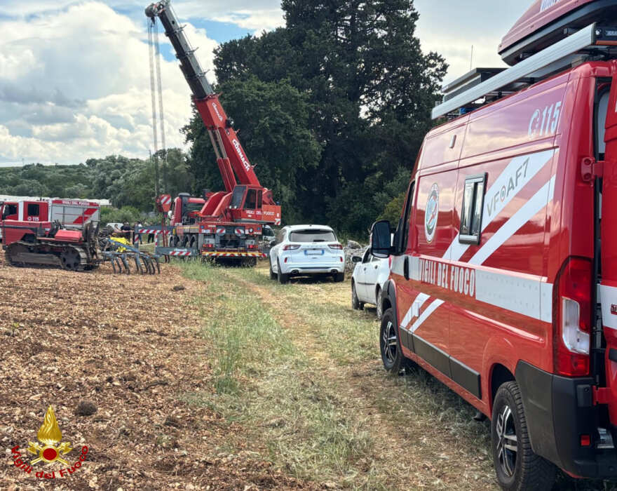 Tragedia nelle campagne di Conversano: agricoltore 63enne muore schiacciato dal trattore