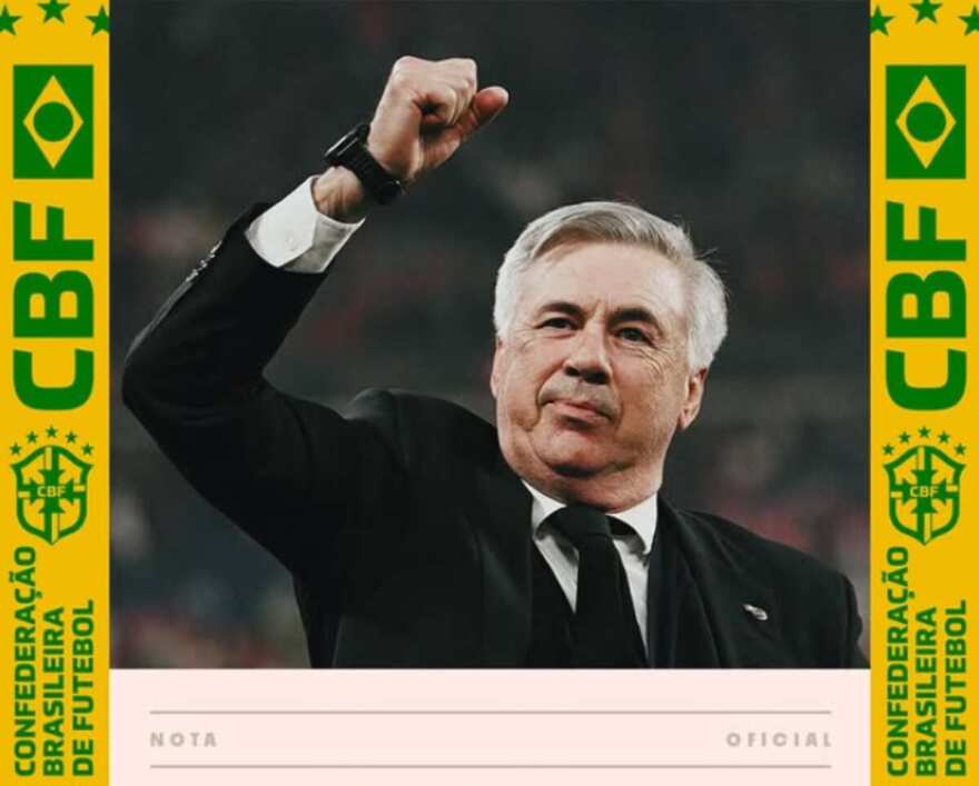Ecco l’ufficialità: Carlo Ancelotti è il nuovo ct del Brasile. A fine stagione lascerà il Real Madrid Ecco l’ufficialità: Carlo Ancelotti è il nuovo ct del Brasile. A fine stagione lascerà il Real Madrid