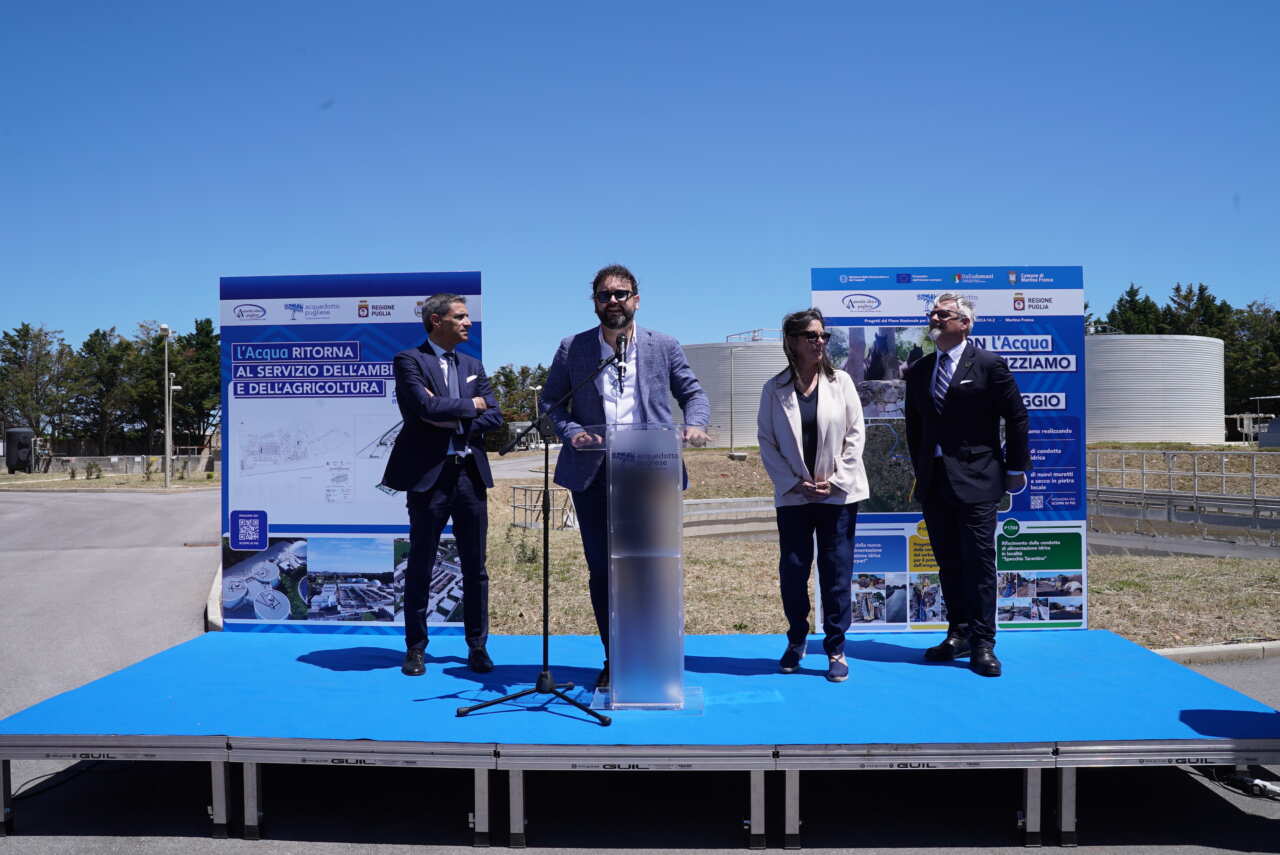 Martina Franca, rinnovato il depuratore di Aqp: potenziato con la rete realizzata dal Comune