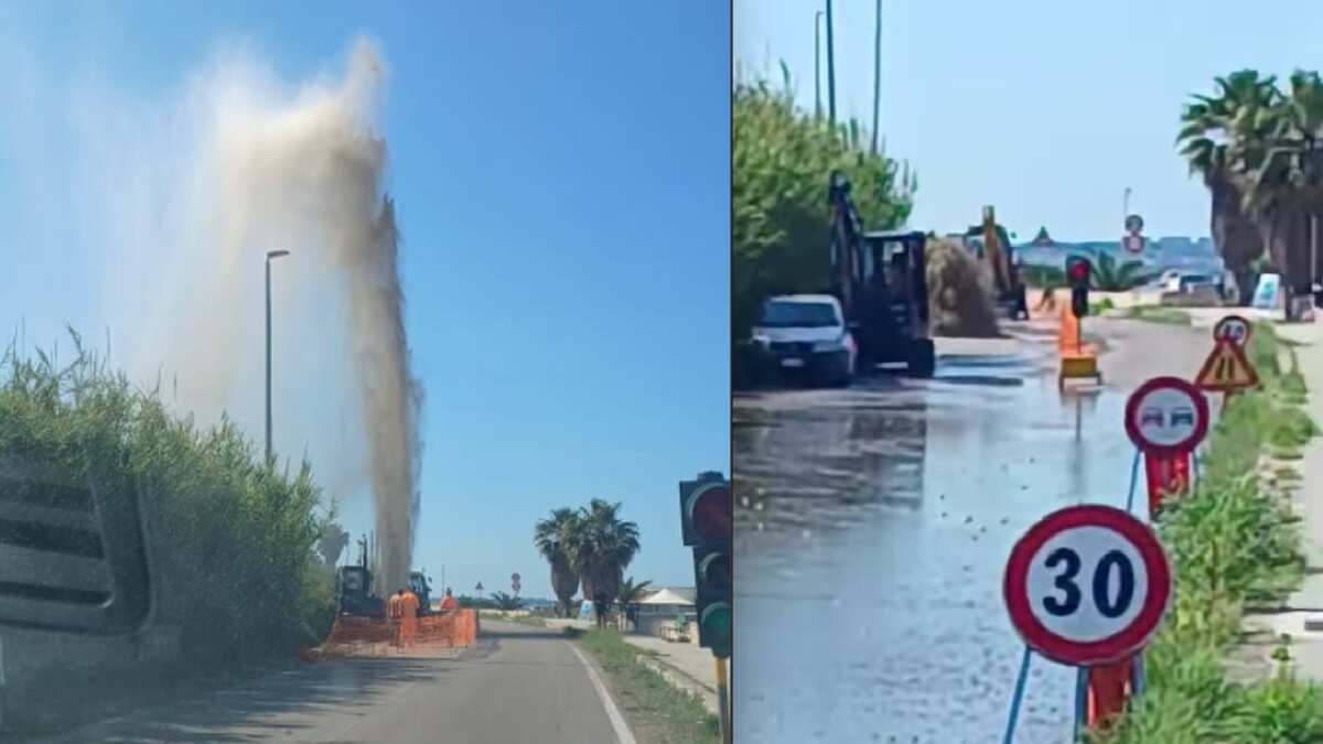 Nardò, operai forano la condotta fognaria durante lavori Enel: liquami in mare. Sversamento poi bloccato Nardò, operai forano la condotta fognaria durante lavori Enel: liquami in mare. Sversamento poi bloccato