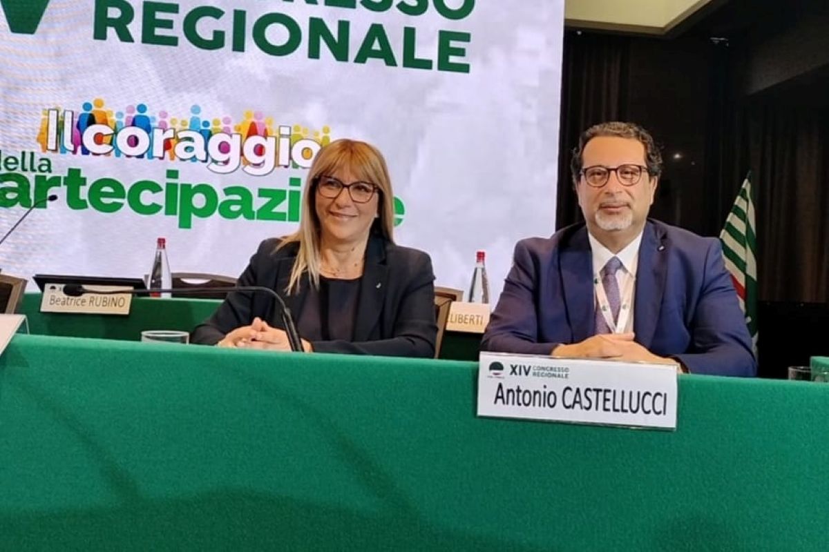 Cisl Puglia, Castellucci confermato segretario generale: «Ci attendono sfide complesse»