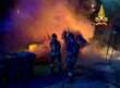 Cavallino, un furgone distrutto in un incendio: era parcheggiato vicino al palazzetto dello sport