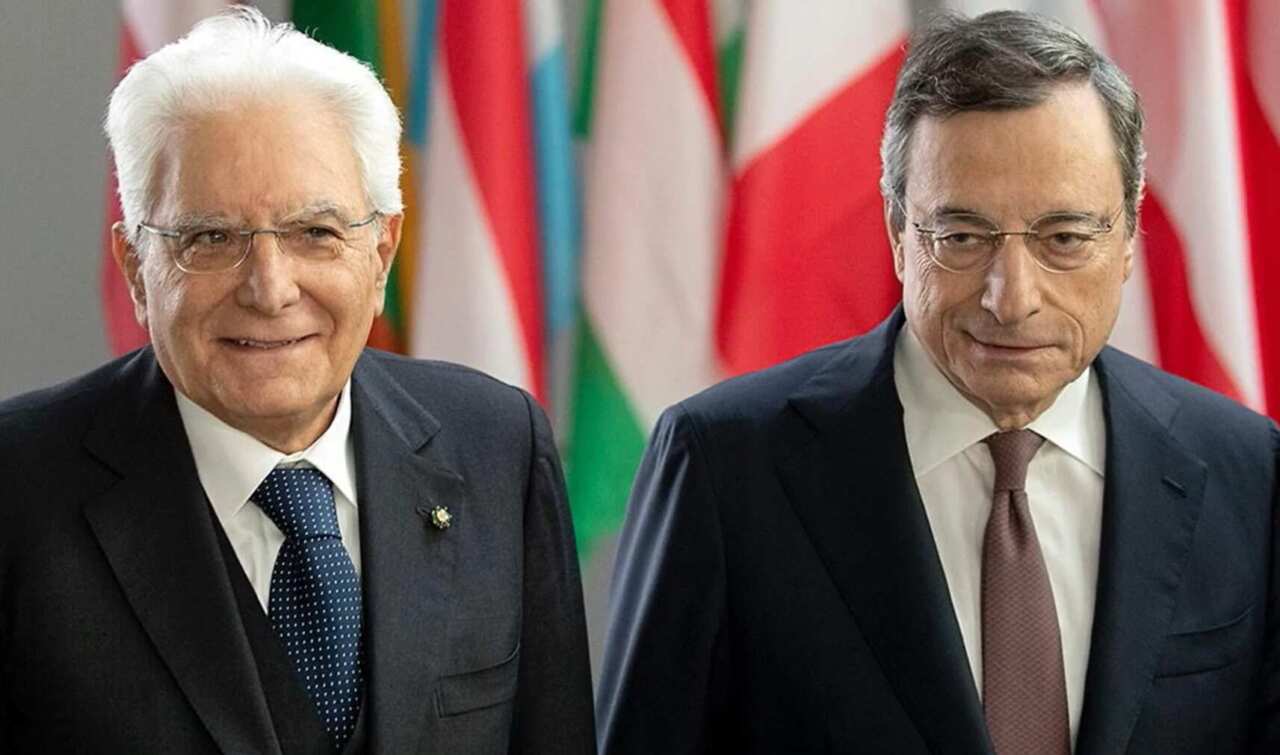 «Nessun dorma»: Mario Draghi e Sergio Mattarella insieme strigliano Unione europea e Italia «Nessun dorma»: Mario Draghi e Sergio Mattarella insieme strigliano Unione europea e Italia