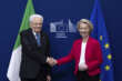 Mattarella incontra Von der Leyen a Bruxelles: «L’Europa sia capace di incidere»