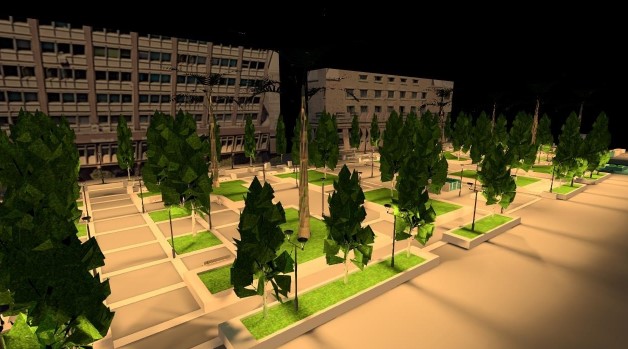 Bari, Piazza Cesare Battisti si rifà il look con una nuova illuminazione: «Più sicurezza di notte» – FOTO