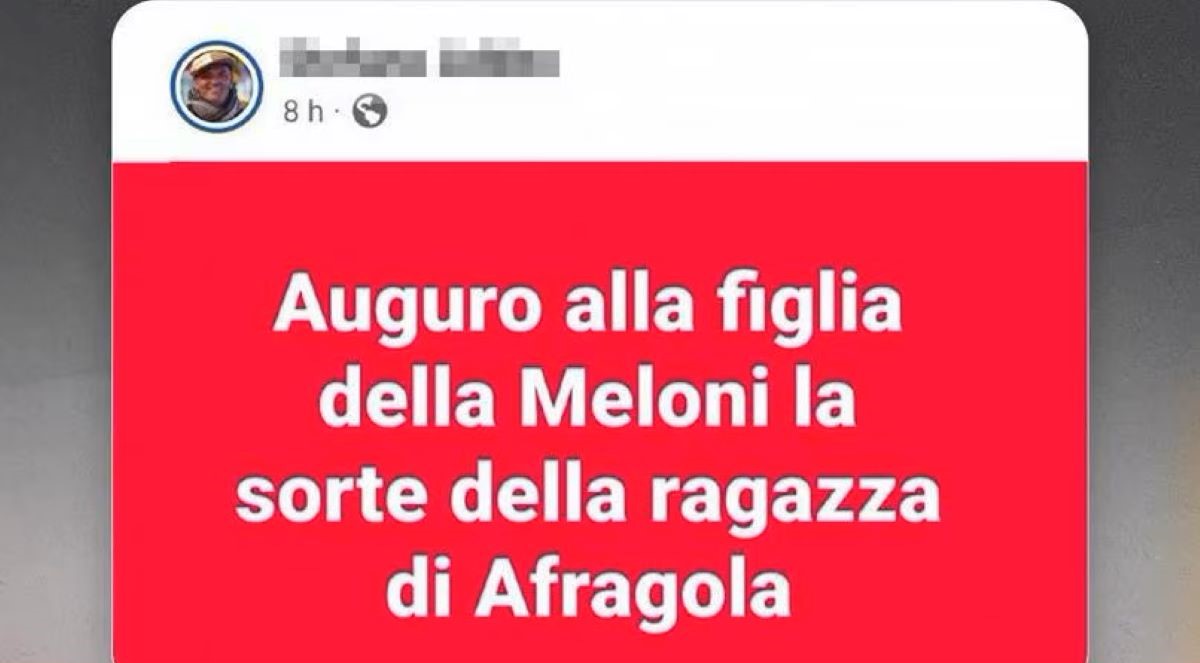 Minacce alla figlia di Meloni, la politica unita: «Odio disumano, serve una risposta ferma» Minacce alla figlia di Meloni, la politica unita: «Odio disumano, serve una risposta ferma»