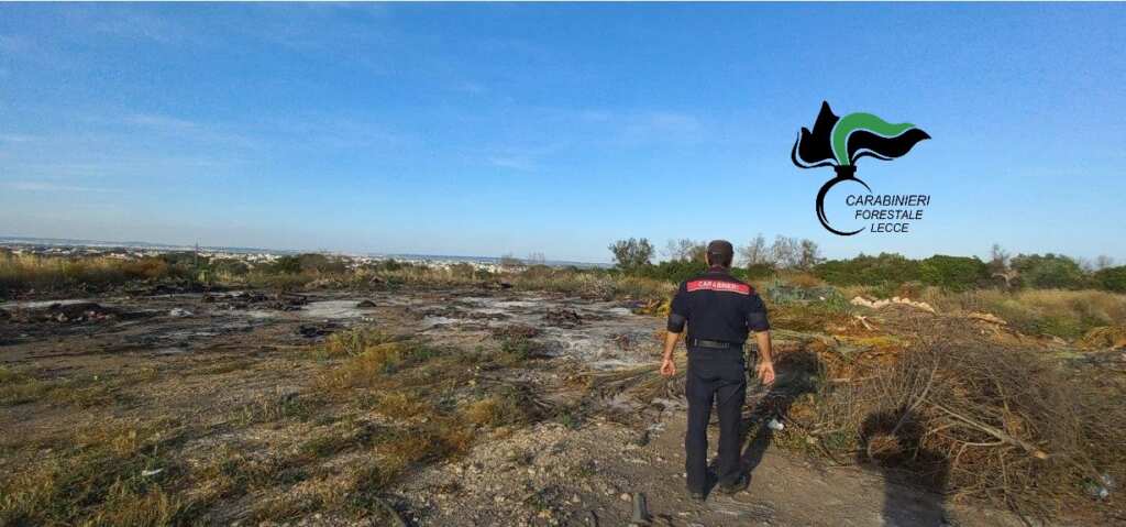 Alliste, terreno agricolo trasformato in discarica abusiva: c’era anche amianto, due denunce Alliste, terreno agricolo trasformato in discarica abusiva: c’era anche amianto, due denunce