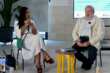 Bari, Emiliano incontra la giornalista Rula Jebreal: «La tragedia di Gaza ha radici scritte nella storia» – VIDEO