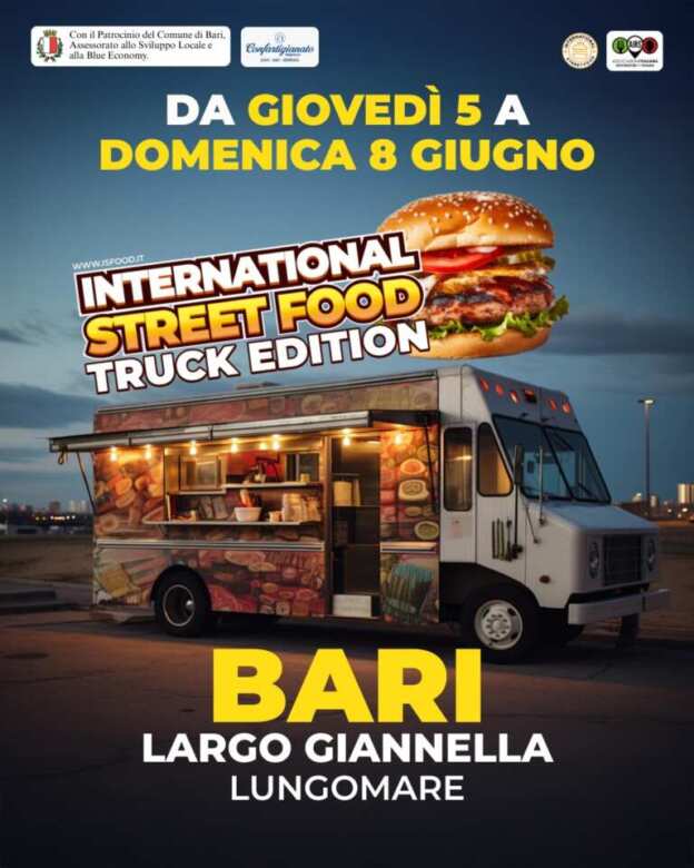 Galleria foto 'L’International Street Food torna a Bari: un viaggio gastronomico tra gli stand in Largo Giannella – FOTO' - foto 8
