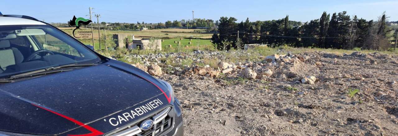 Minervino di Lecce, lavori abusivi in un’area sottoposta a vincolo paesaggistico: due denunce