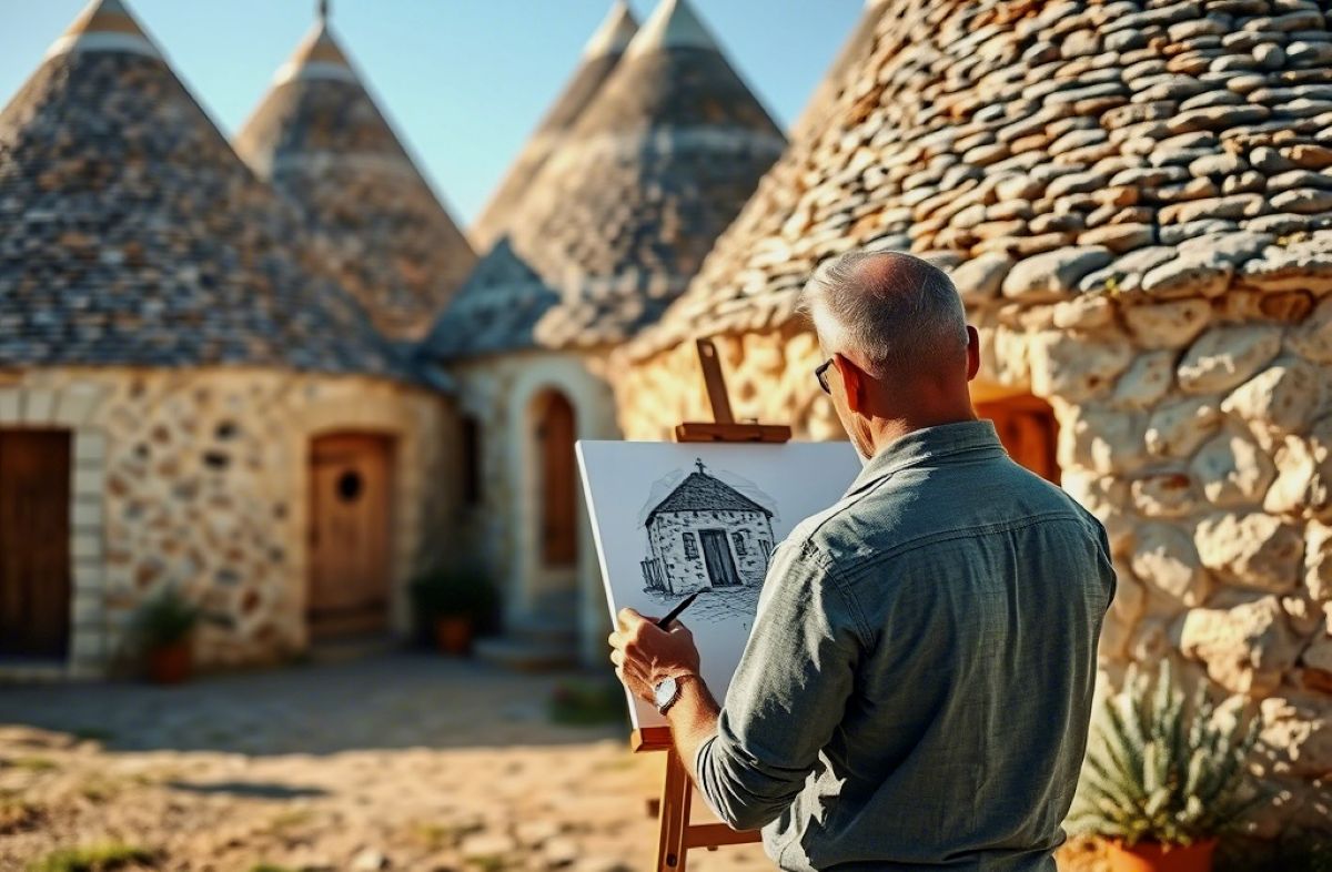 Così uliveti, trulli e antiche masserie pugliesi ispirano gli artisti contemporanei Così uliveti, trulli e antiche masserie pugliesi ispirano gli artisti contemporanei