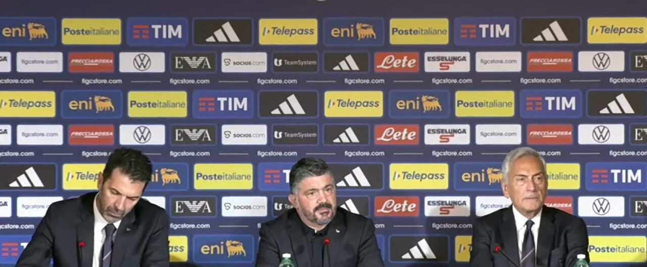 Galleria foto 'Rino Gattuso, la presentazione del nuovo ct della Nazionale: «Si avvera un sogno. Ora a lavoro»' - foto 4