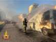 Furgone in fiamme sulla Sp 69 a Mesagne: illese le tre persone a bordo. Si indaga