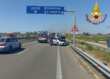 Vasto incendio blocca la Ss 101 in Salento: traffico in tilt e incidente a catena all’uscita per Copertino