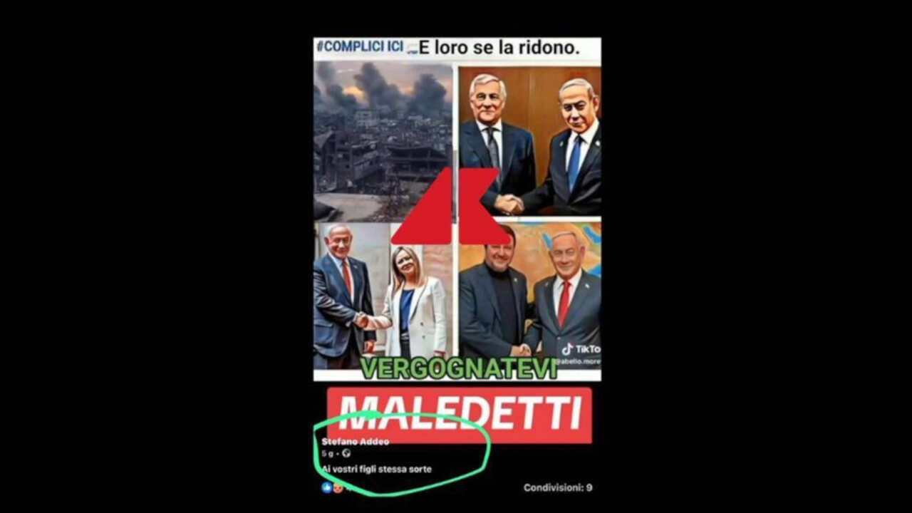 Minacce social alla figlia di Meloni, Addeo prova a giustificarsi ma spunta un altro suo post contro i figli dei vice premier