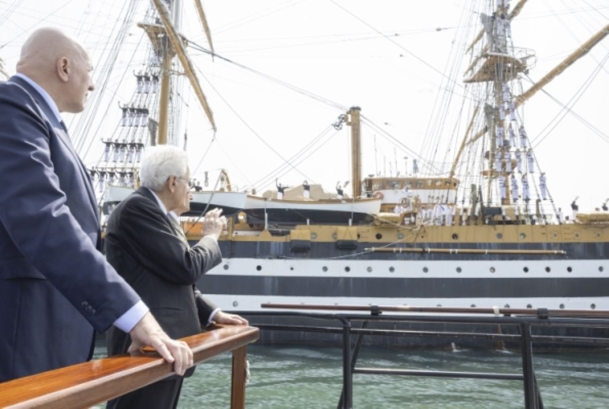 Marina Militare, la Vespucci termina il tour e torna a Genova. Mattarella: «È un’eccellenza»